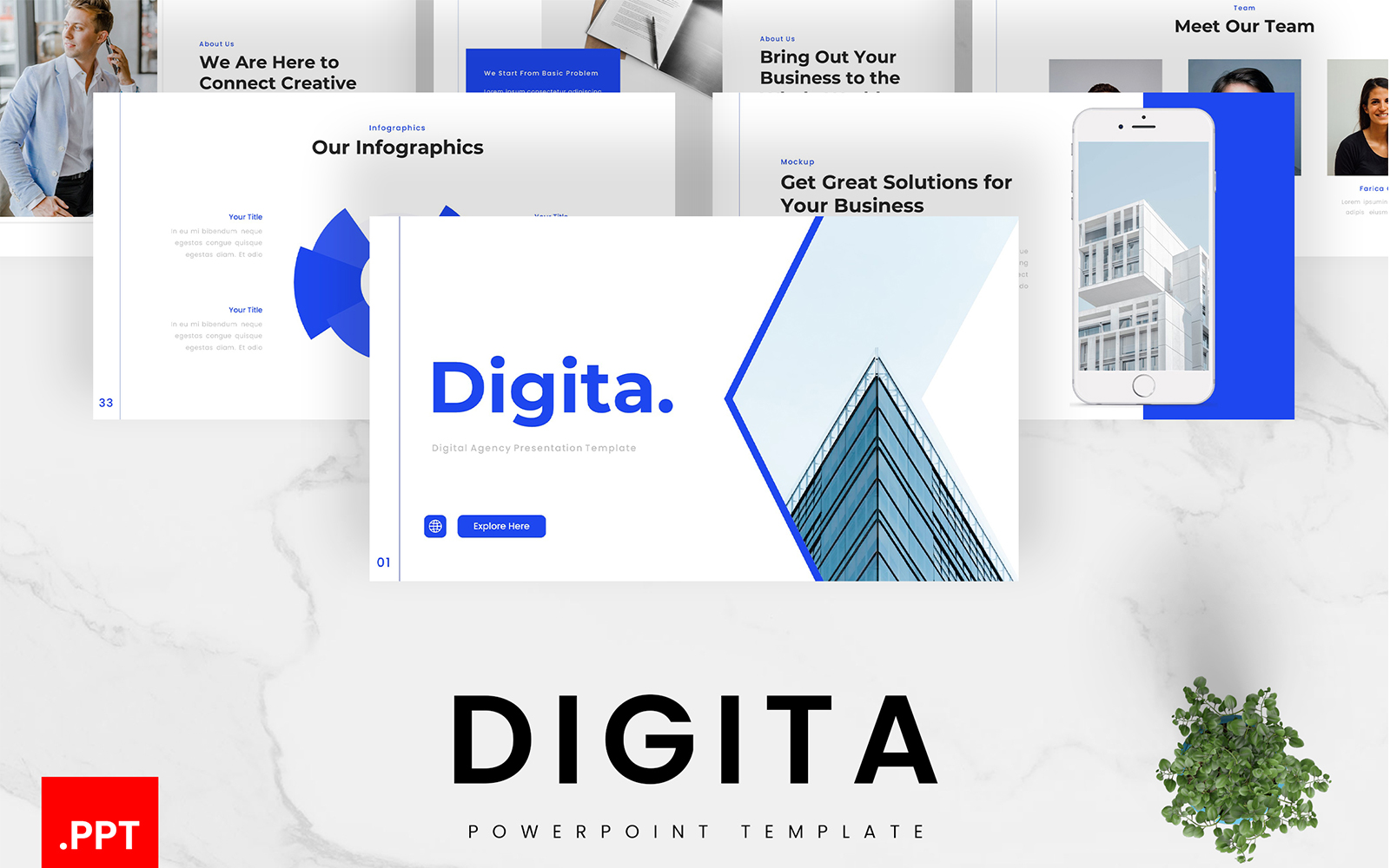 Digita – Digital Agency PowerPoint Template
