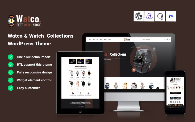 Watco - Watch Collections WordPress Theme
