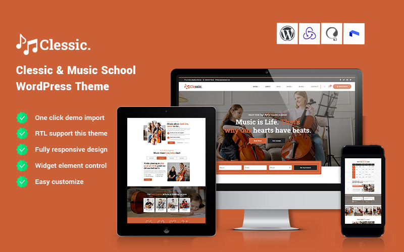 Clessic - Children Kindergarten WordPress Theme