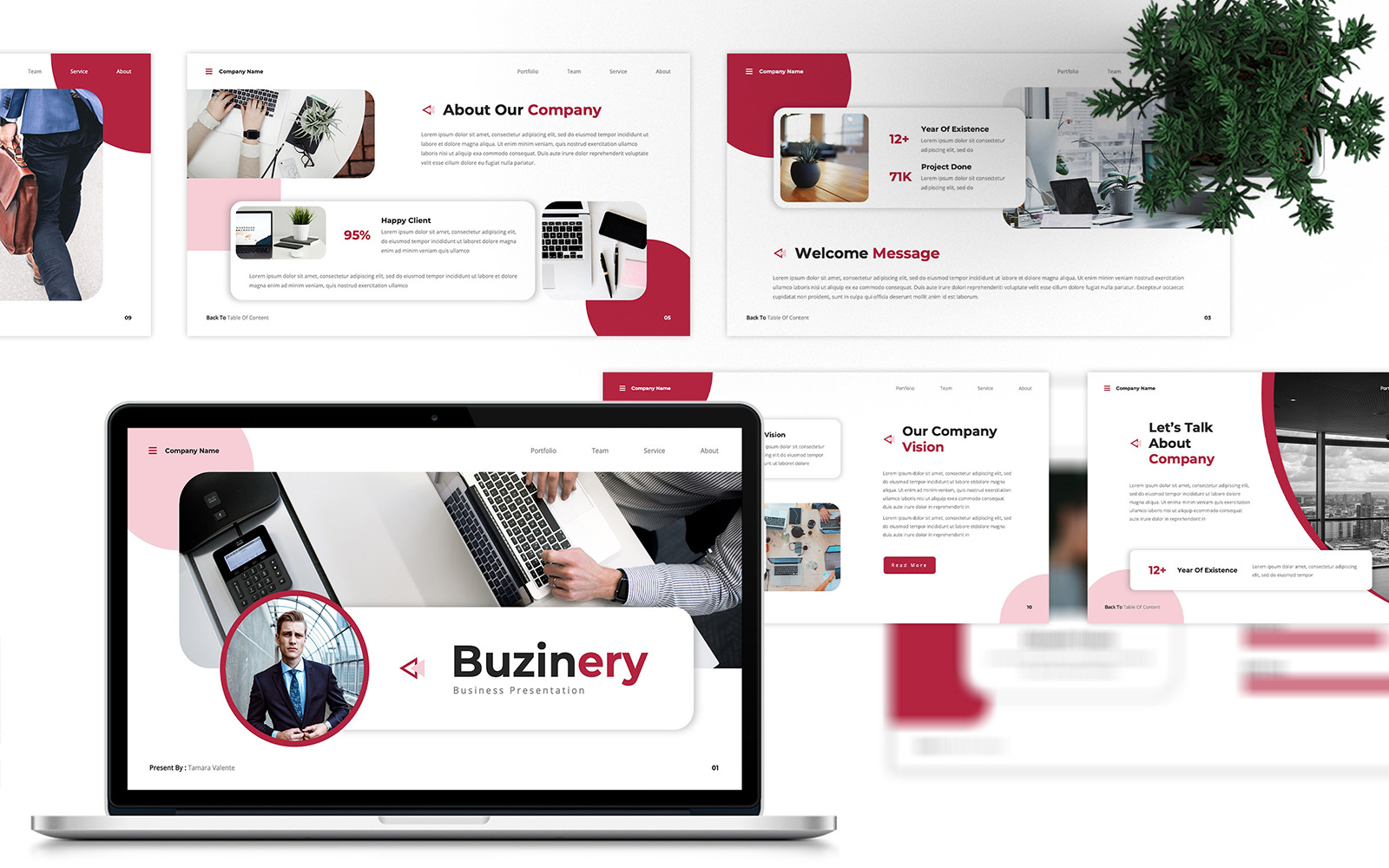 Buzinery - Business PowerPoint Template