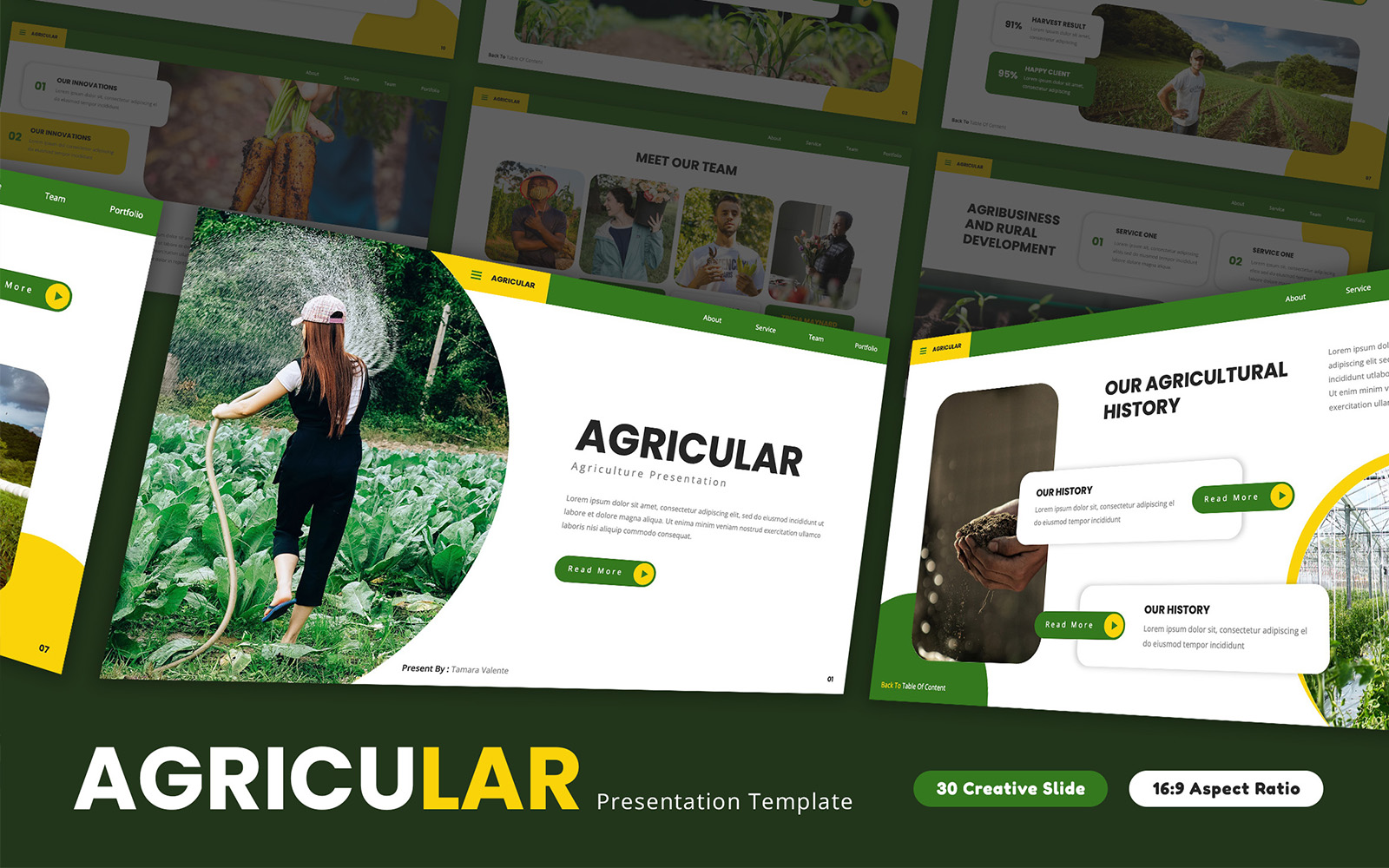 Agricular - Agriculture PowerPoint Template