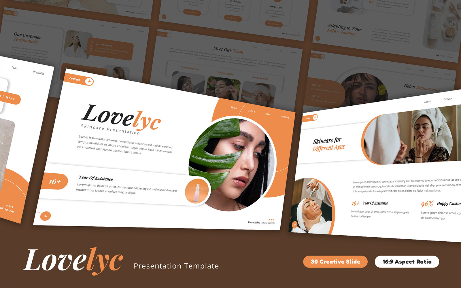 Lovelyc - Skincare PowerPoint Template