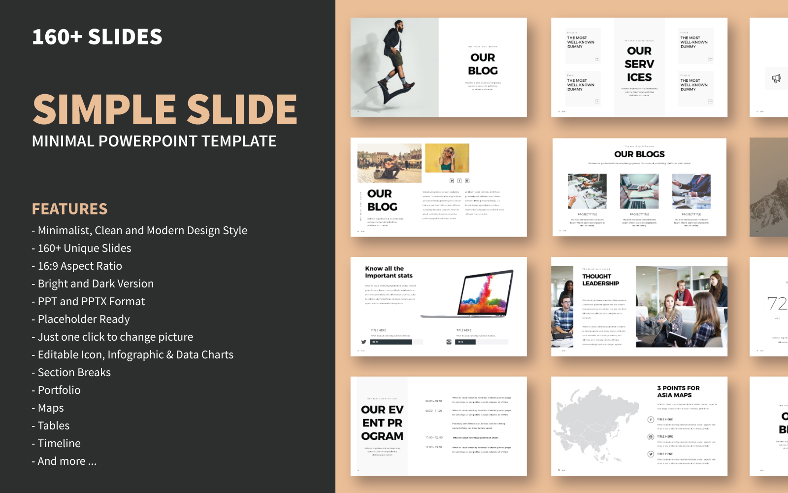 Simple Slide PowerPoint Template