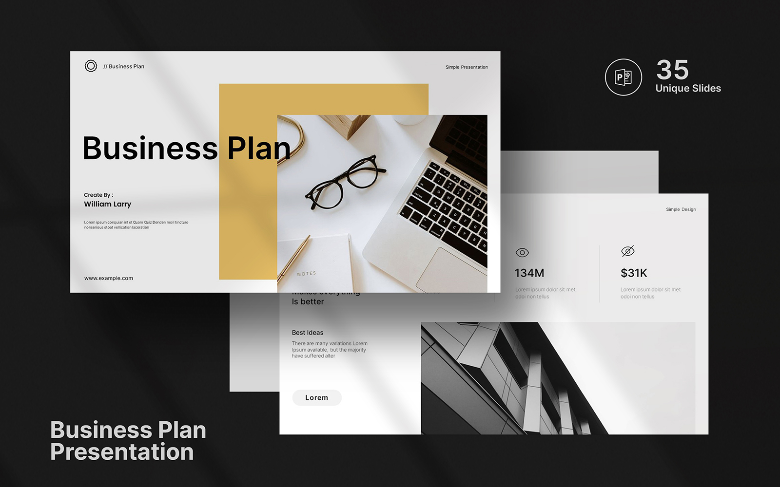 Digital Business Plan PowerPoint Template