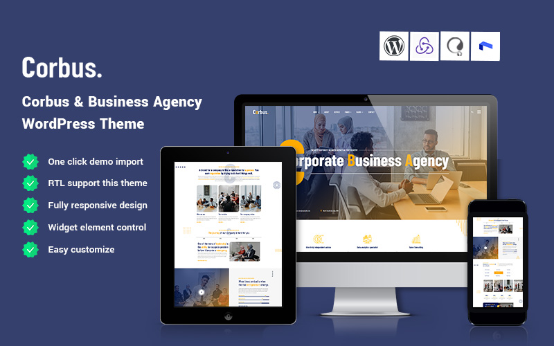 Corbus - Business Agency WordPress Theme