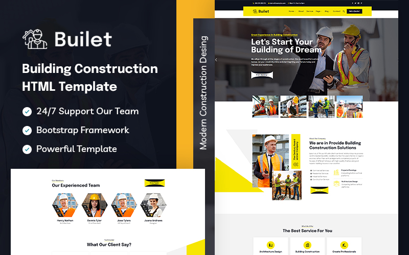 Builet – Building Construction Website Template