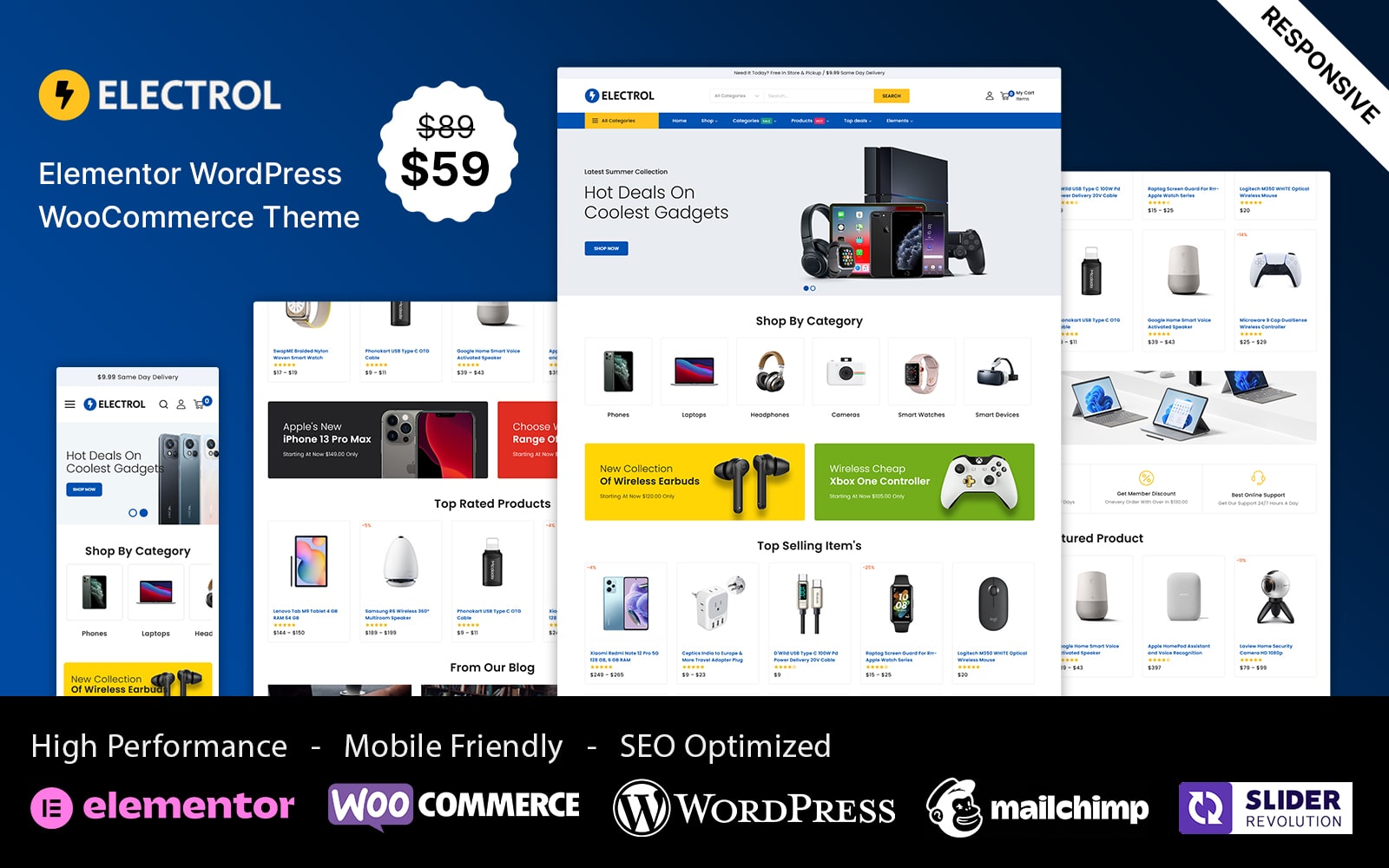 Electrol - Electronics and Computers and Mega Store Elementor WooCommerce Theme