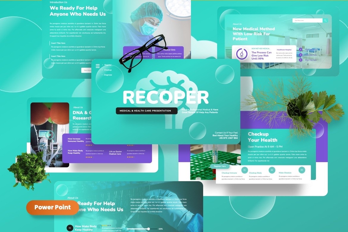 Recoper - Healthcare  Powerpoint Template