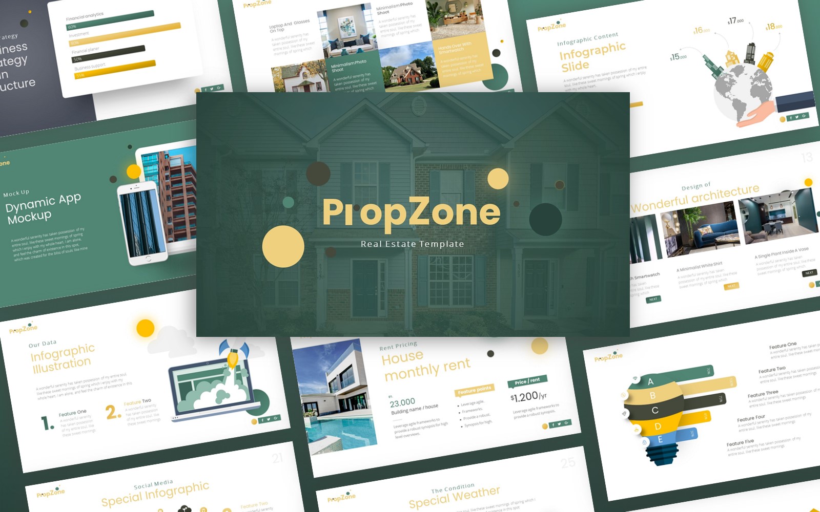 Propzone Real Estate Presentation Template