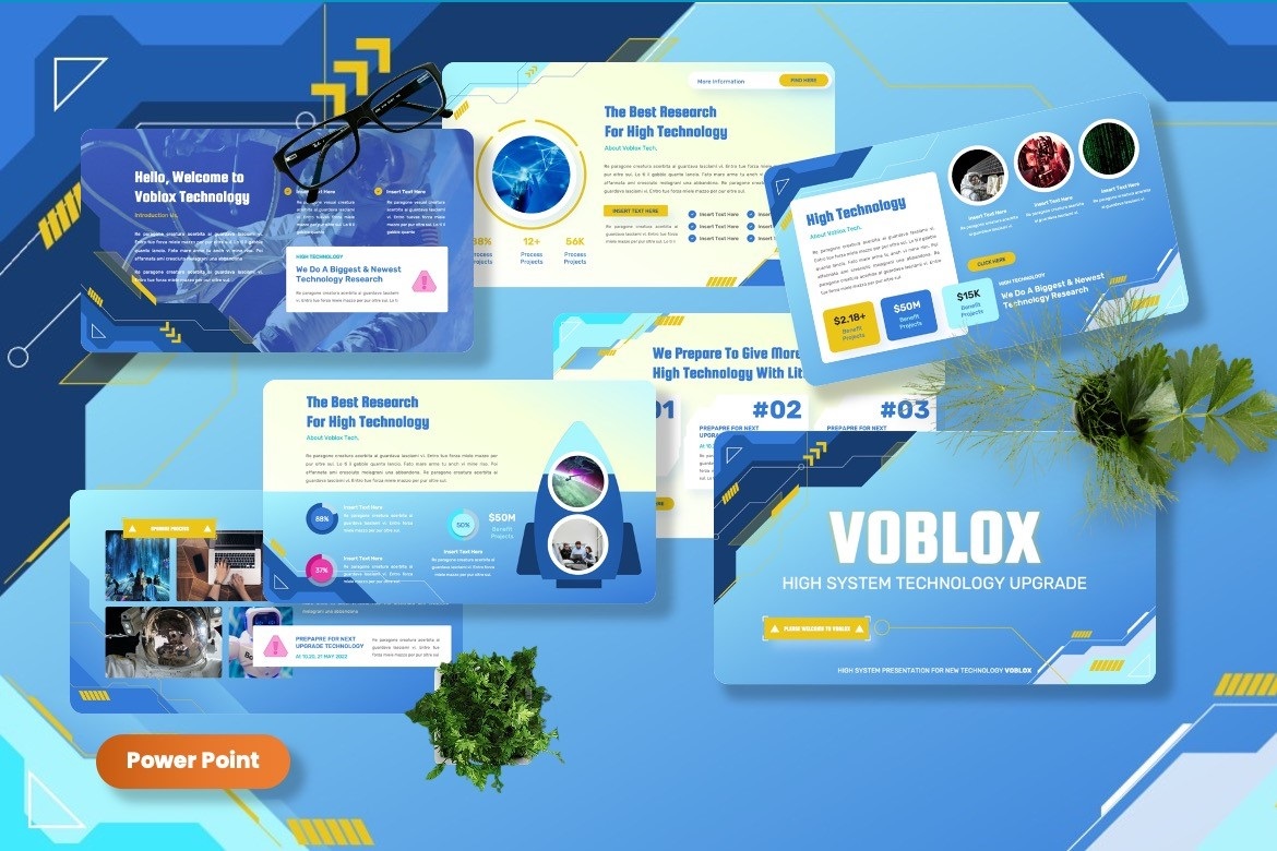 Voblox - Tehcnology Powerpoint Templates