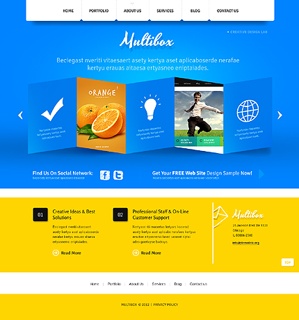 Joomla Main Page preview