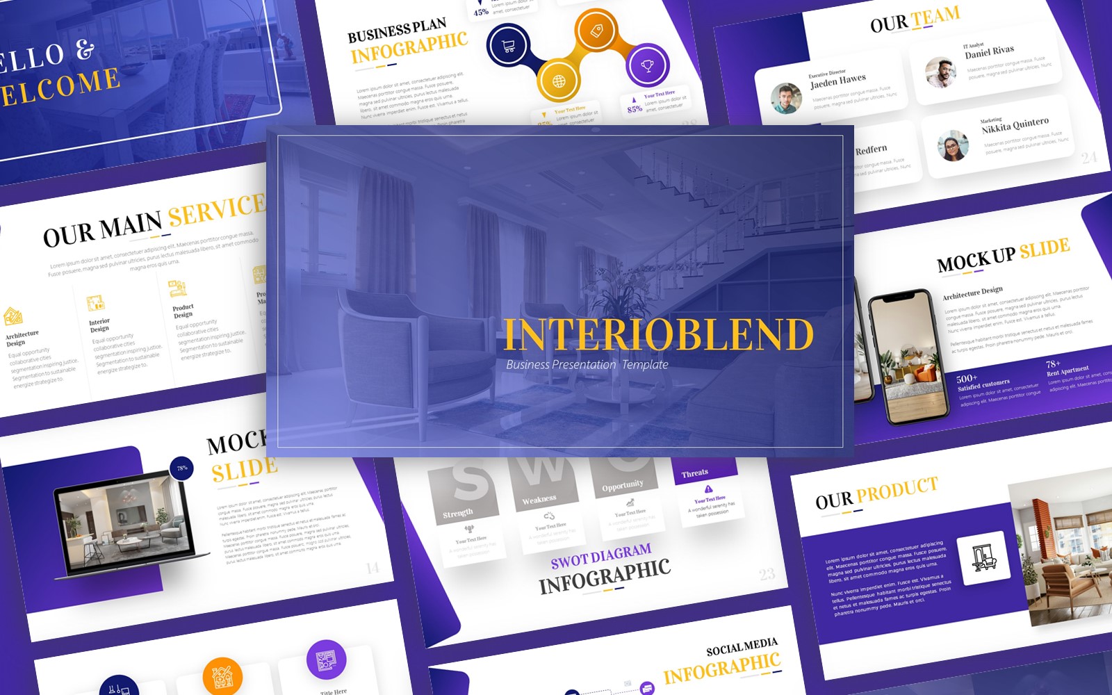 Interioblend Presentation Template