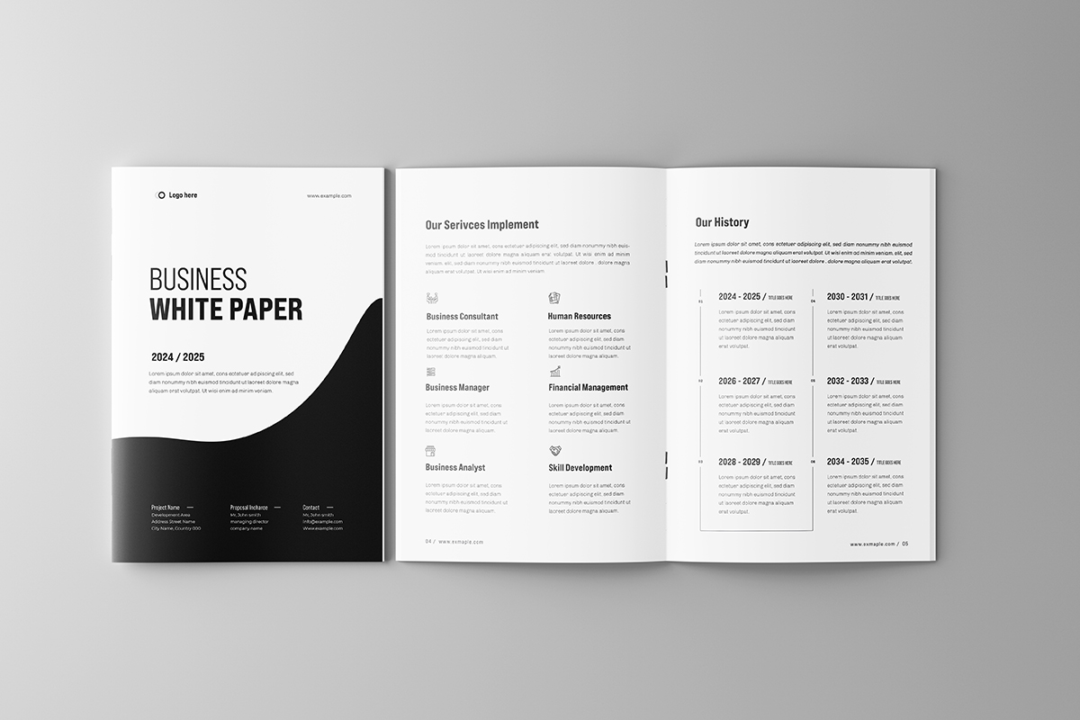 White Paper and Business White Paper Design