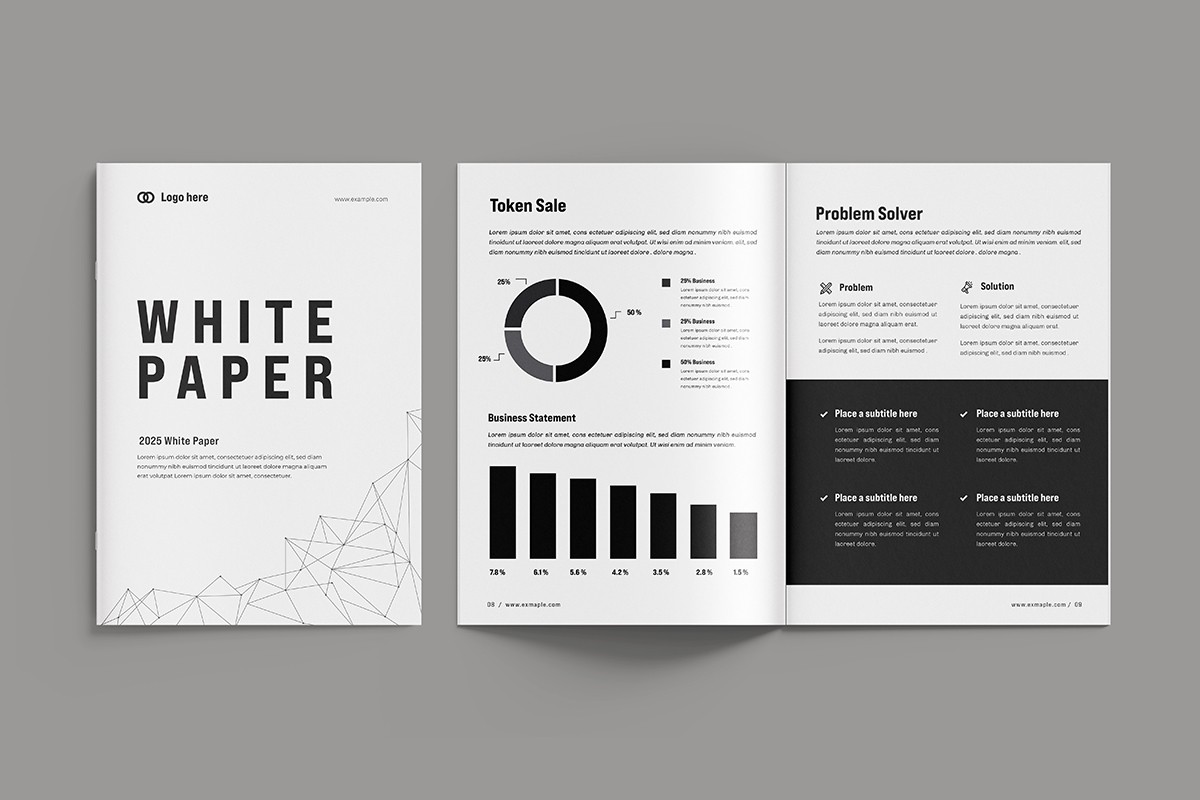 Company  White Paper Layout Template