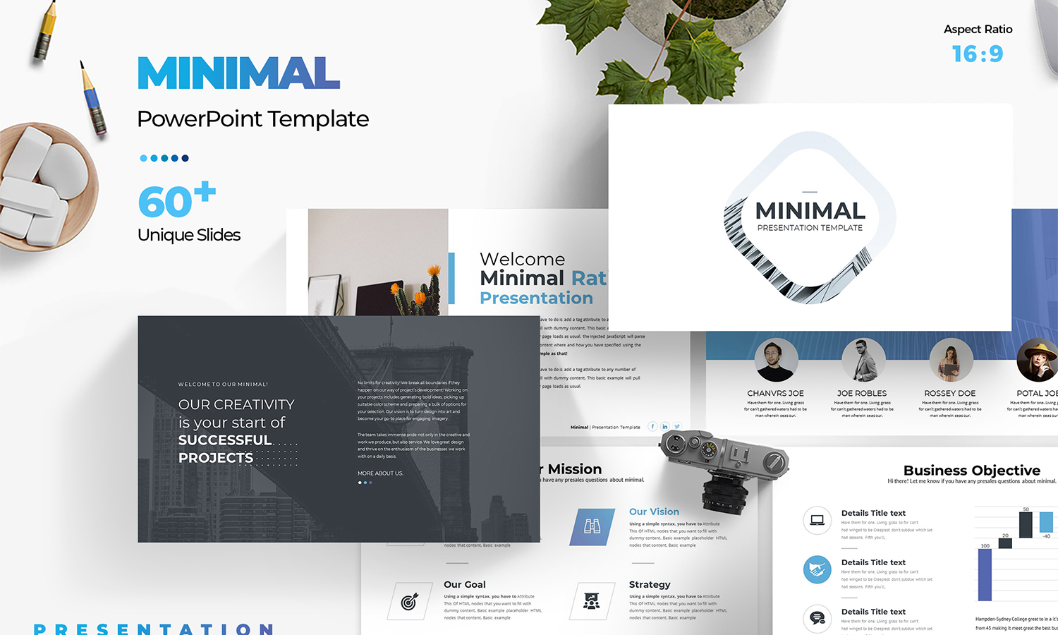 The Minimal Presentation PowerPoint Template