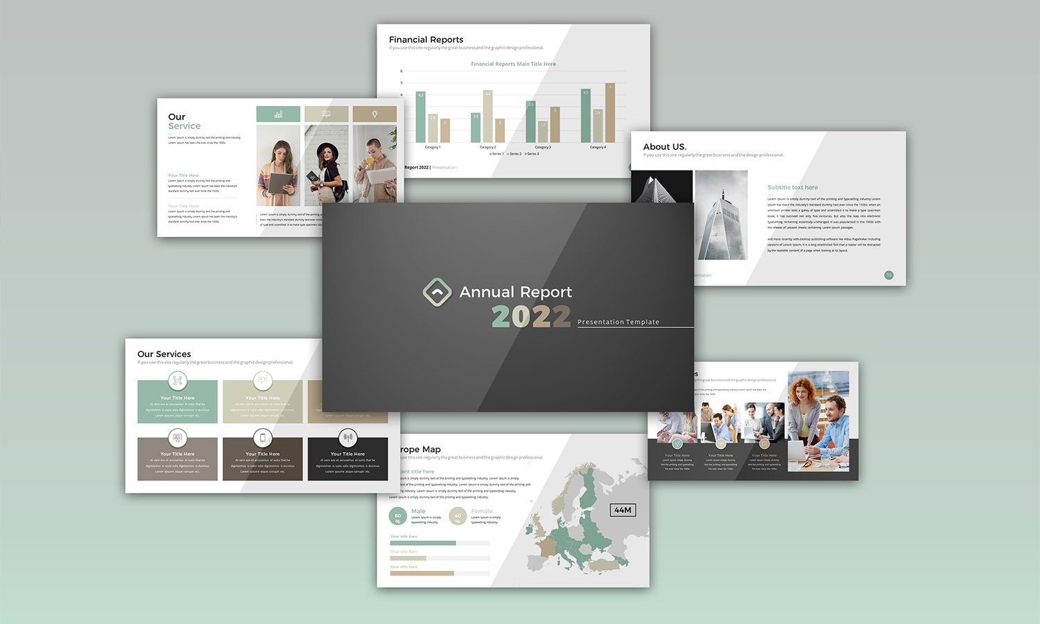Annual Report - PowerPoint Template