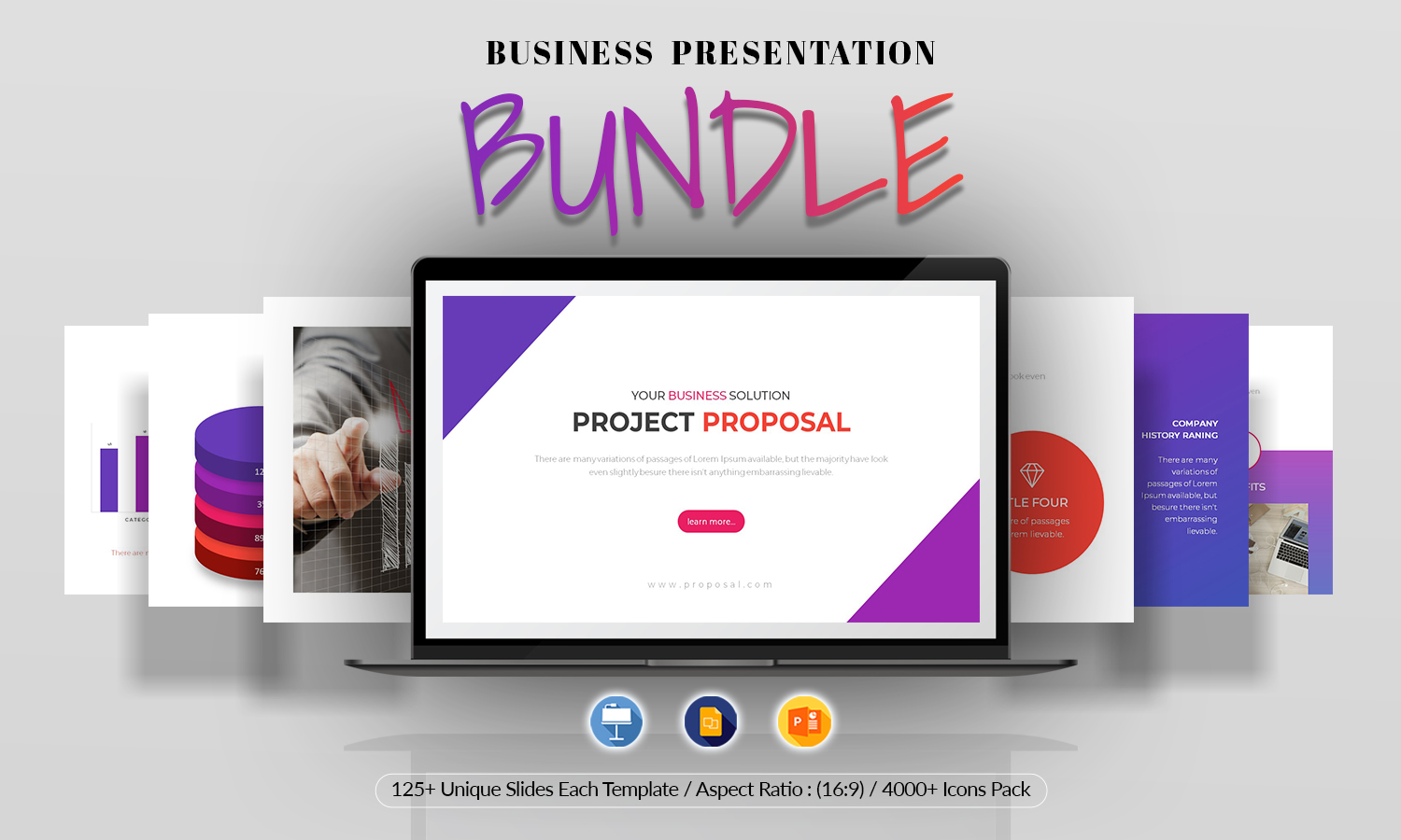Project Proposal Presentation Bundle