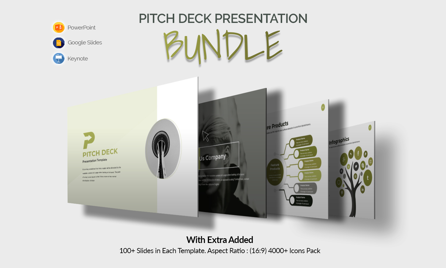 Pitch Deck Presentation Bundle Pack