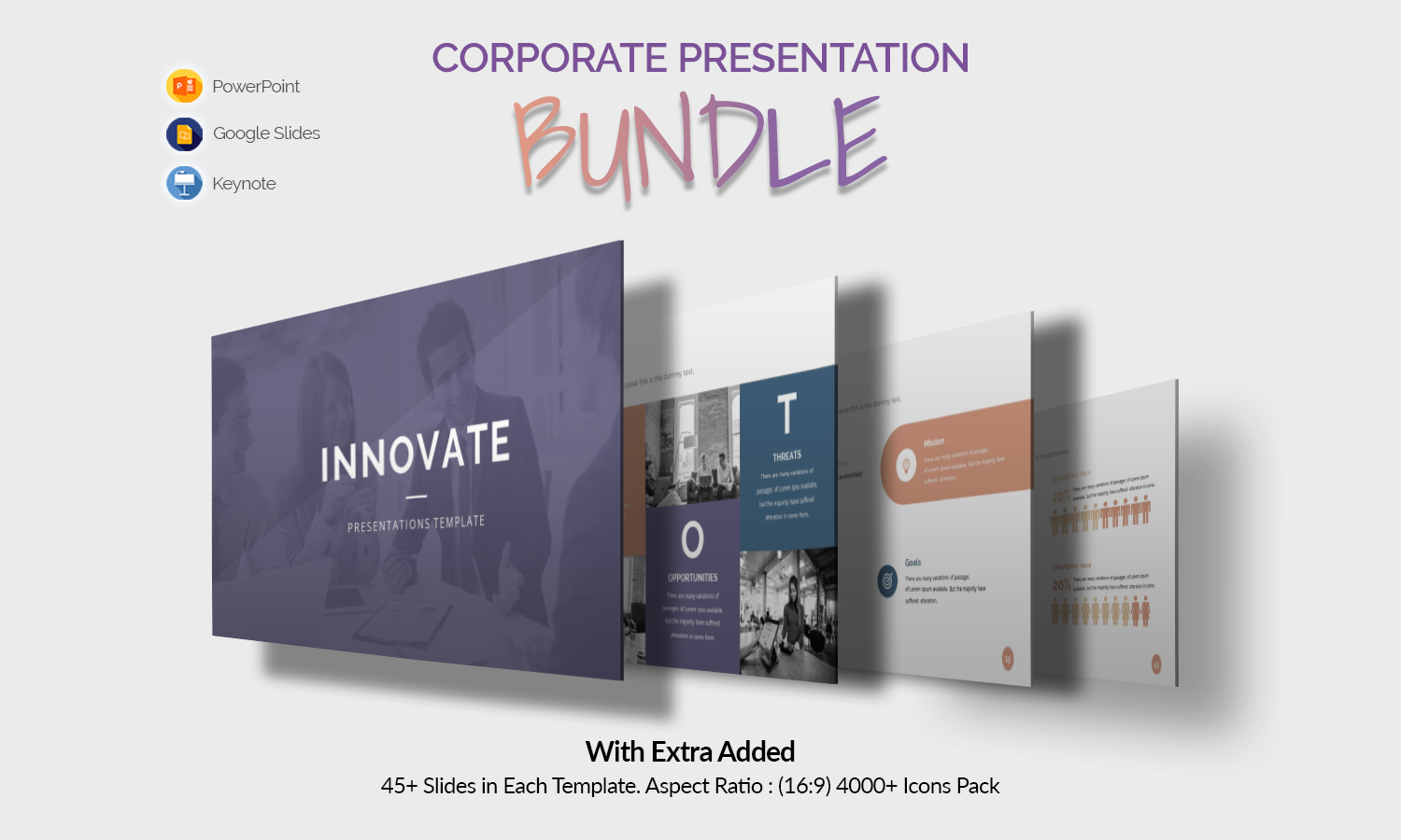 Corporate Presentation Bundle for any Business