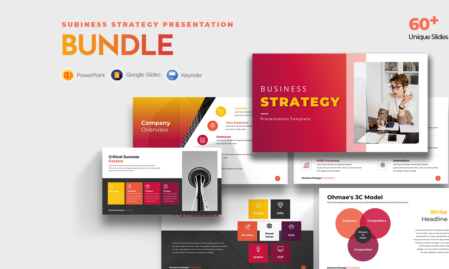 Business Strategy Presentation Bundle V2