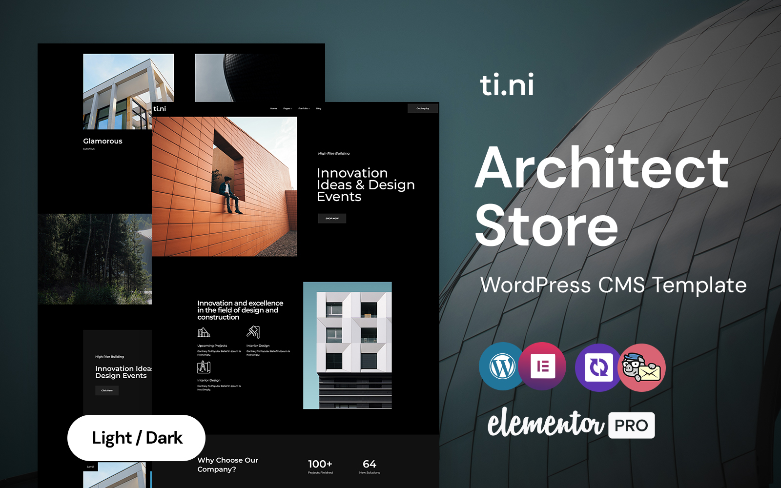 Tini - Architecture And Civil Multipurpose WordPress Elementor Theme