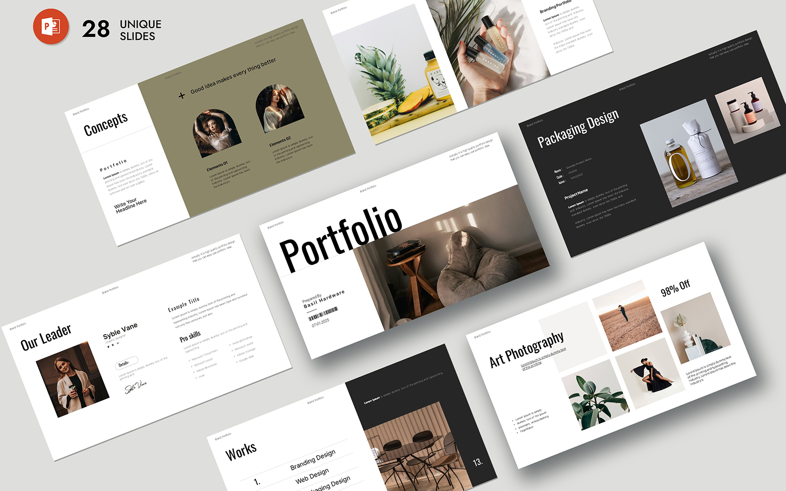 Awesome Portfolio PowerPoint Presentation Template