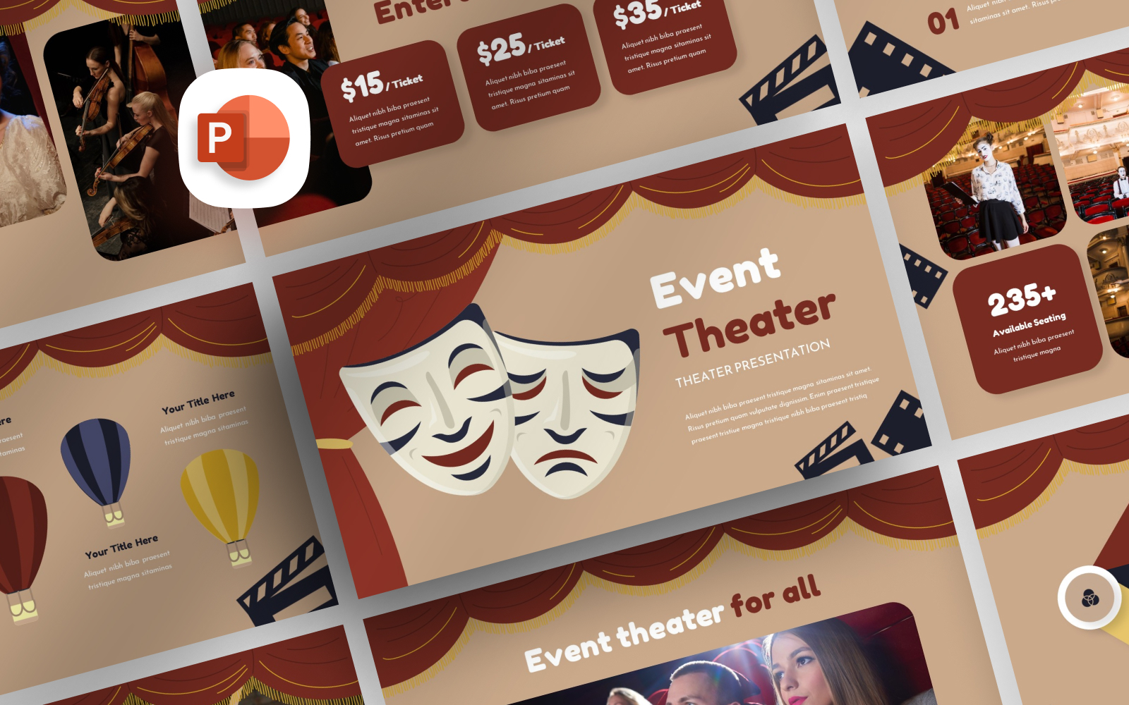 Retro Theater PowerPoint Template