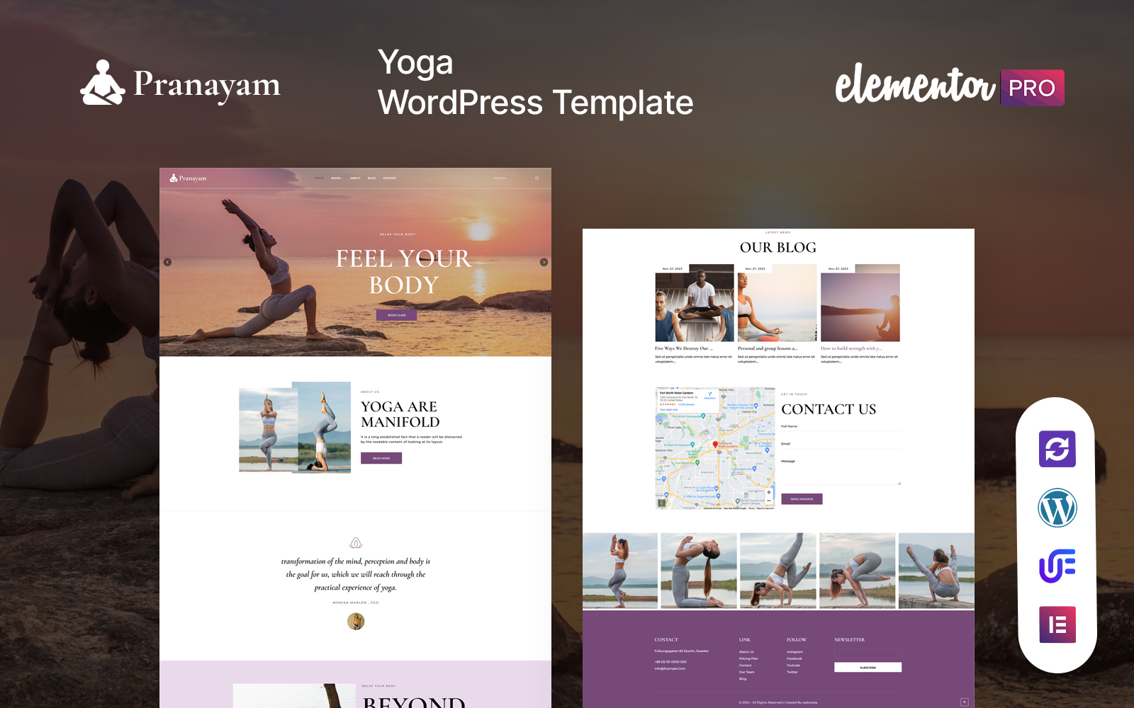 Pranayam - Yoga And Meditation WordPress Theme