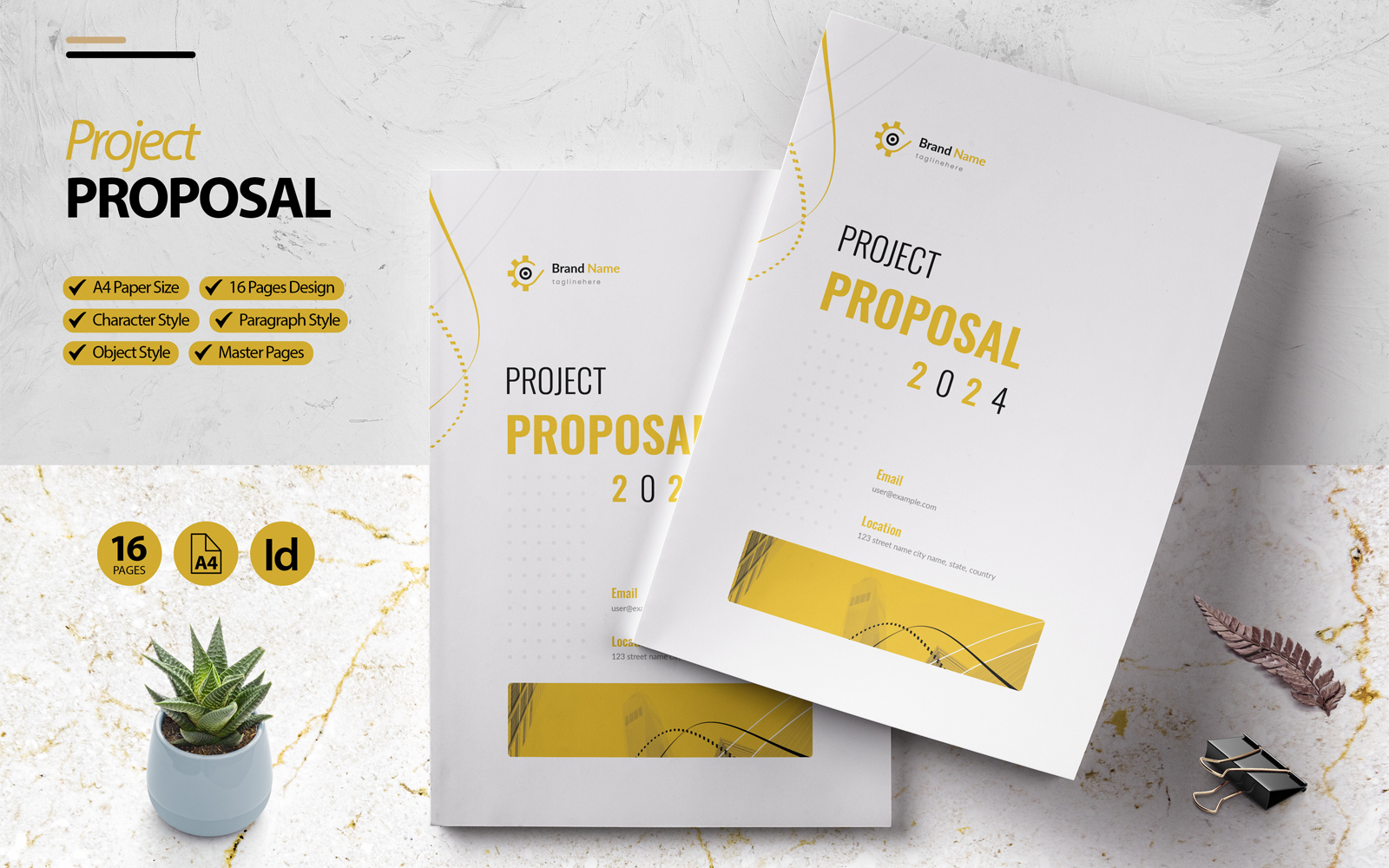 InDesign Project Proposal Template