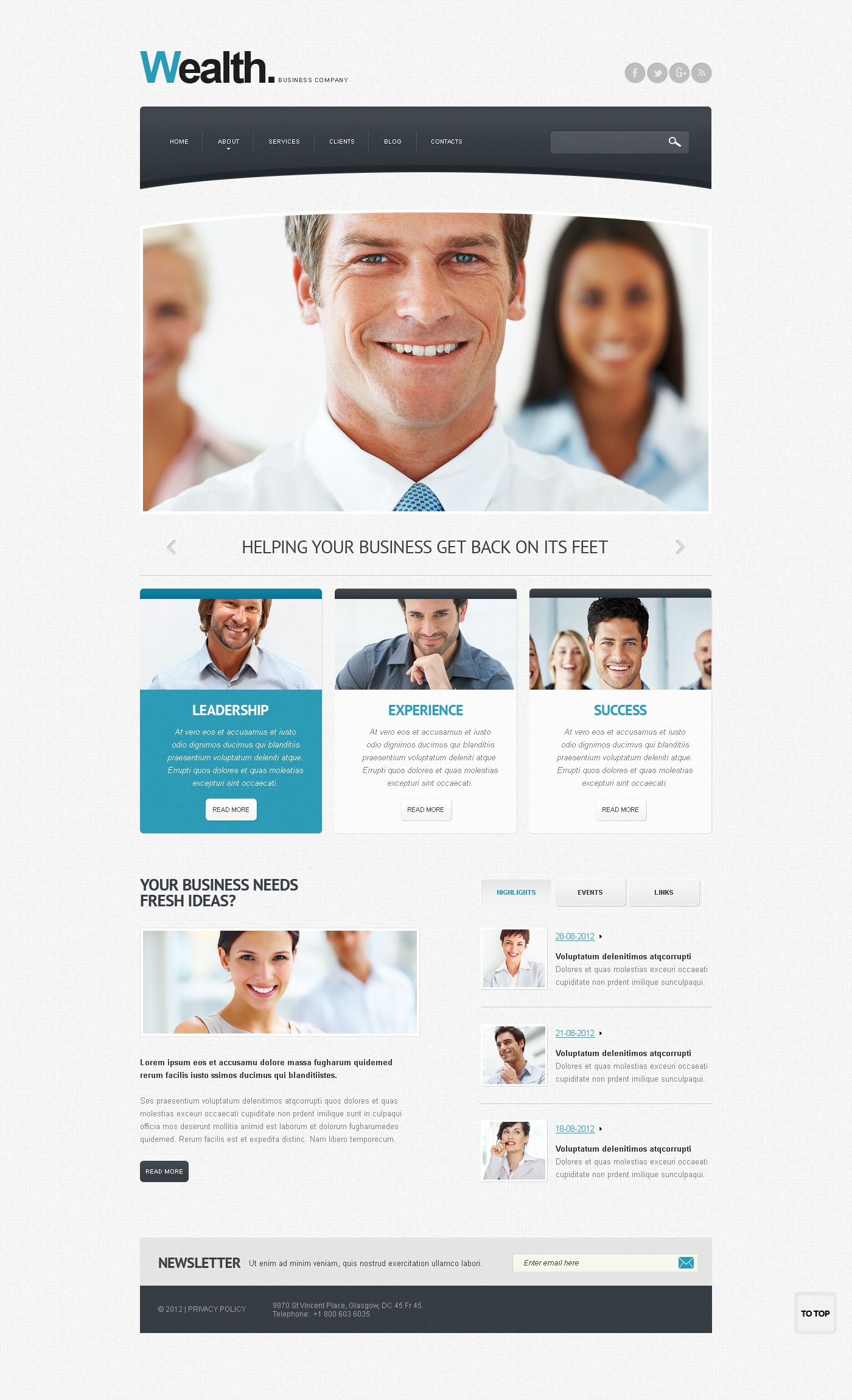 Advertising Agency Drupal Template