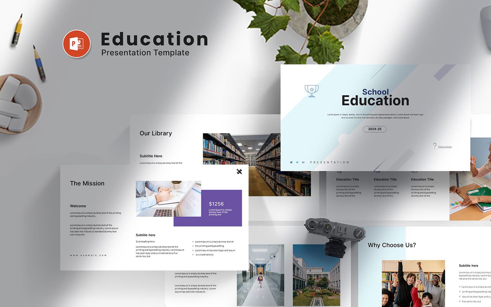 The Education PowerPoint Presentation Template Layout