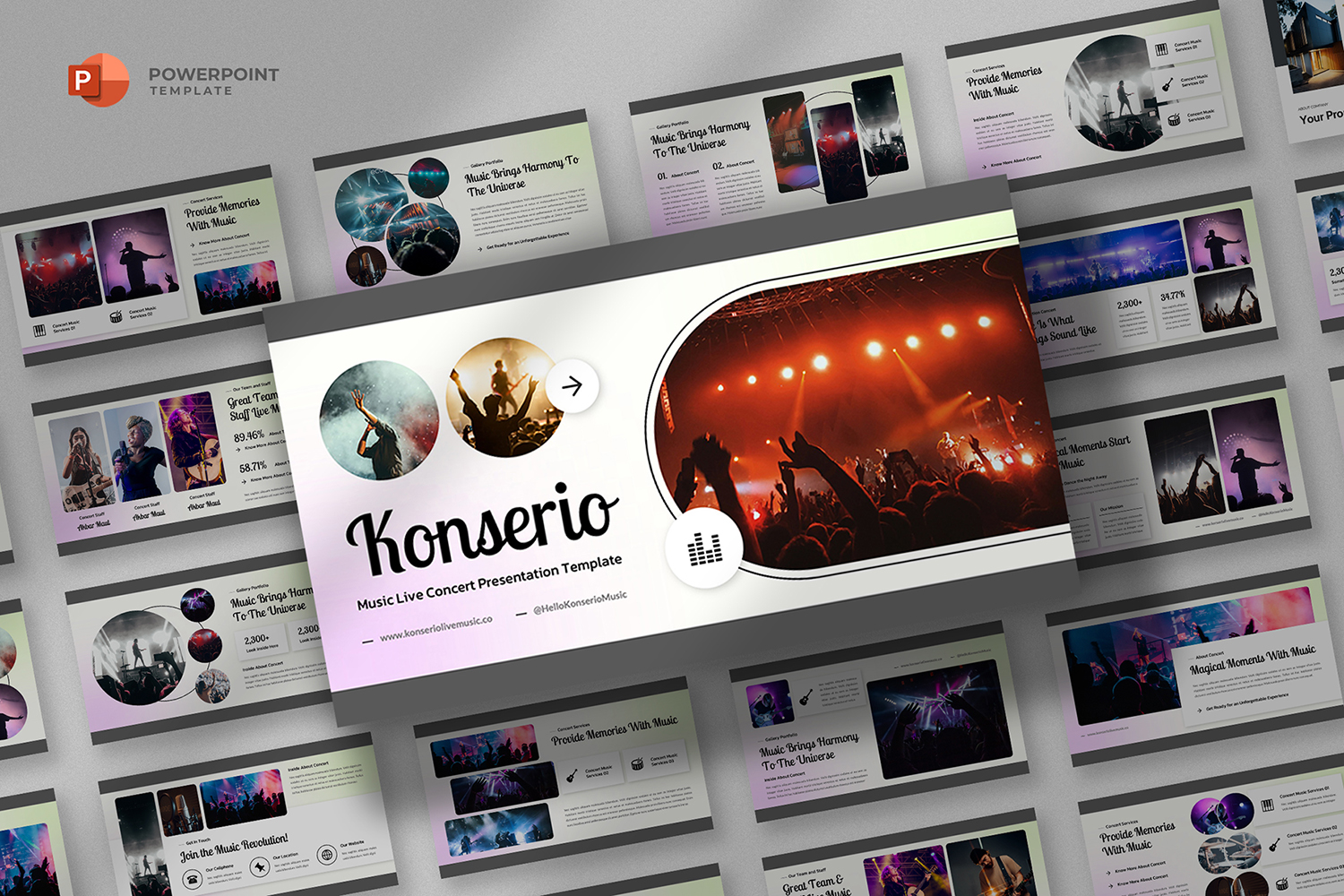 Konserio - Musical Concert Powerpoint Template