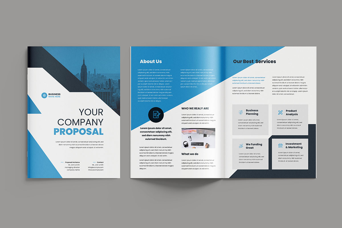 Business Proposal Brochure and Company Proposal Template