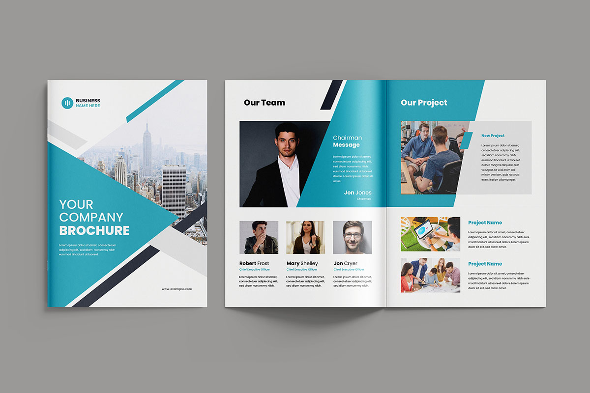 Company Brochure and Business Brochure Template
