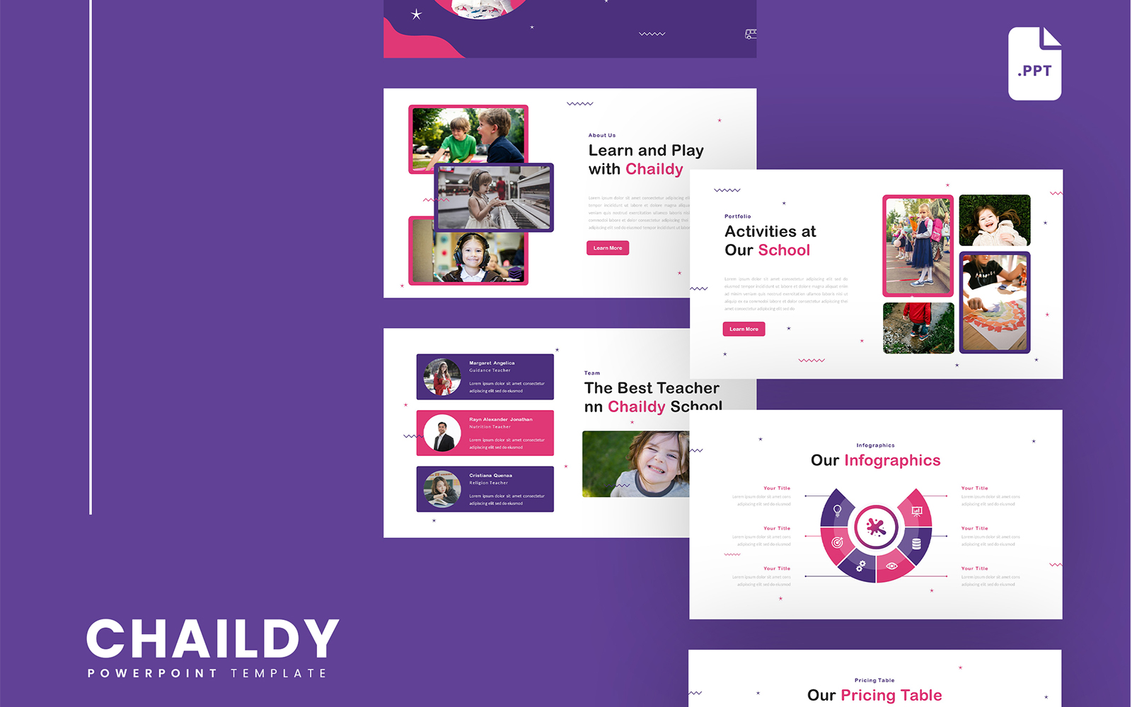 Chaildy – Kids Academy PowerPoint Template