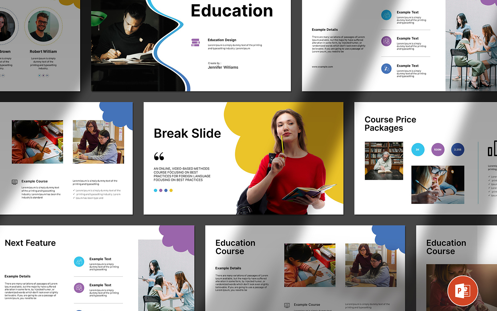 Education Career PowerPoint Presentation Template