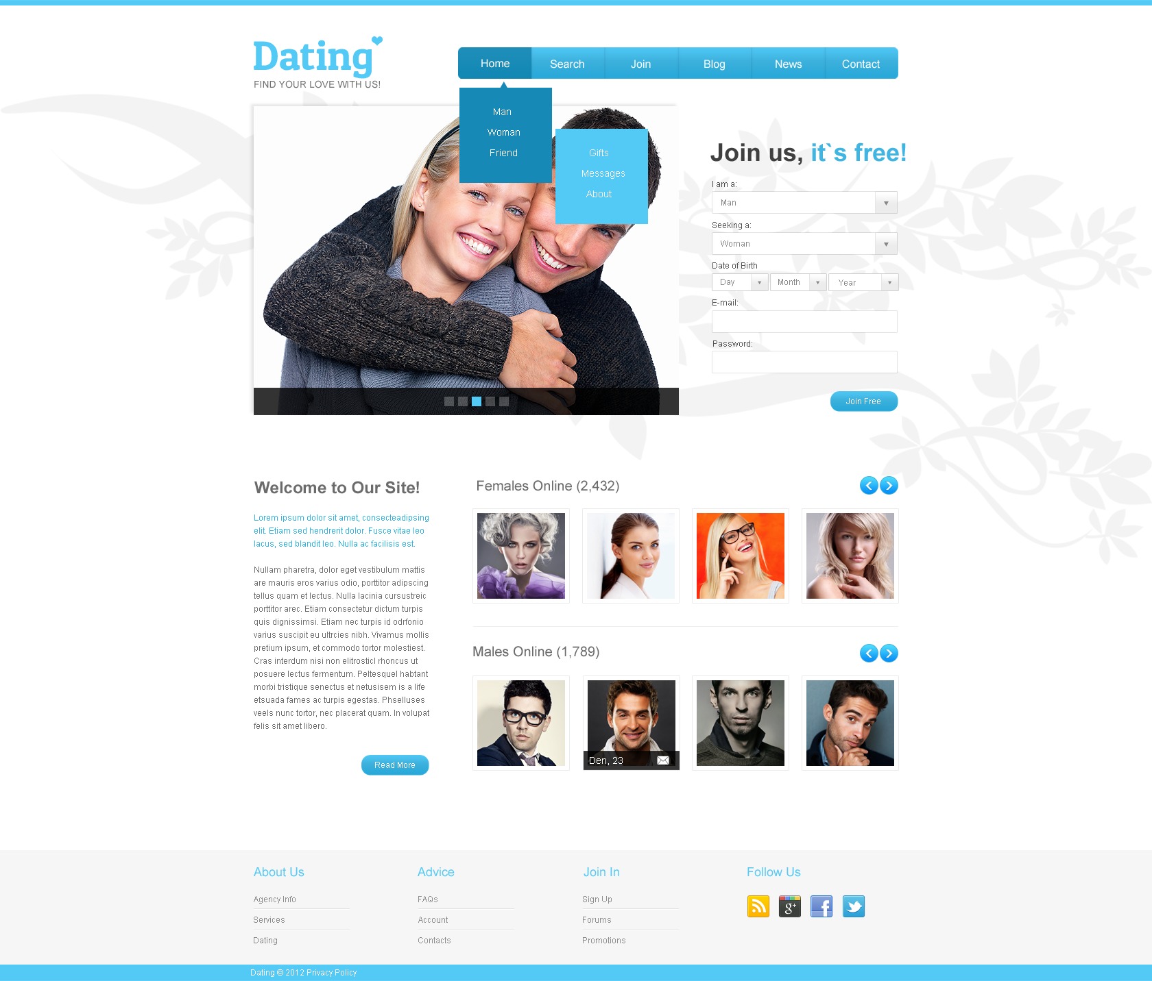 27 Dating Website Themes Templates Free Premium Templates