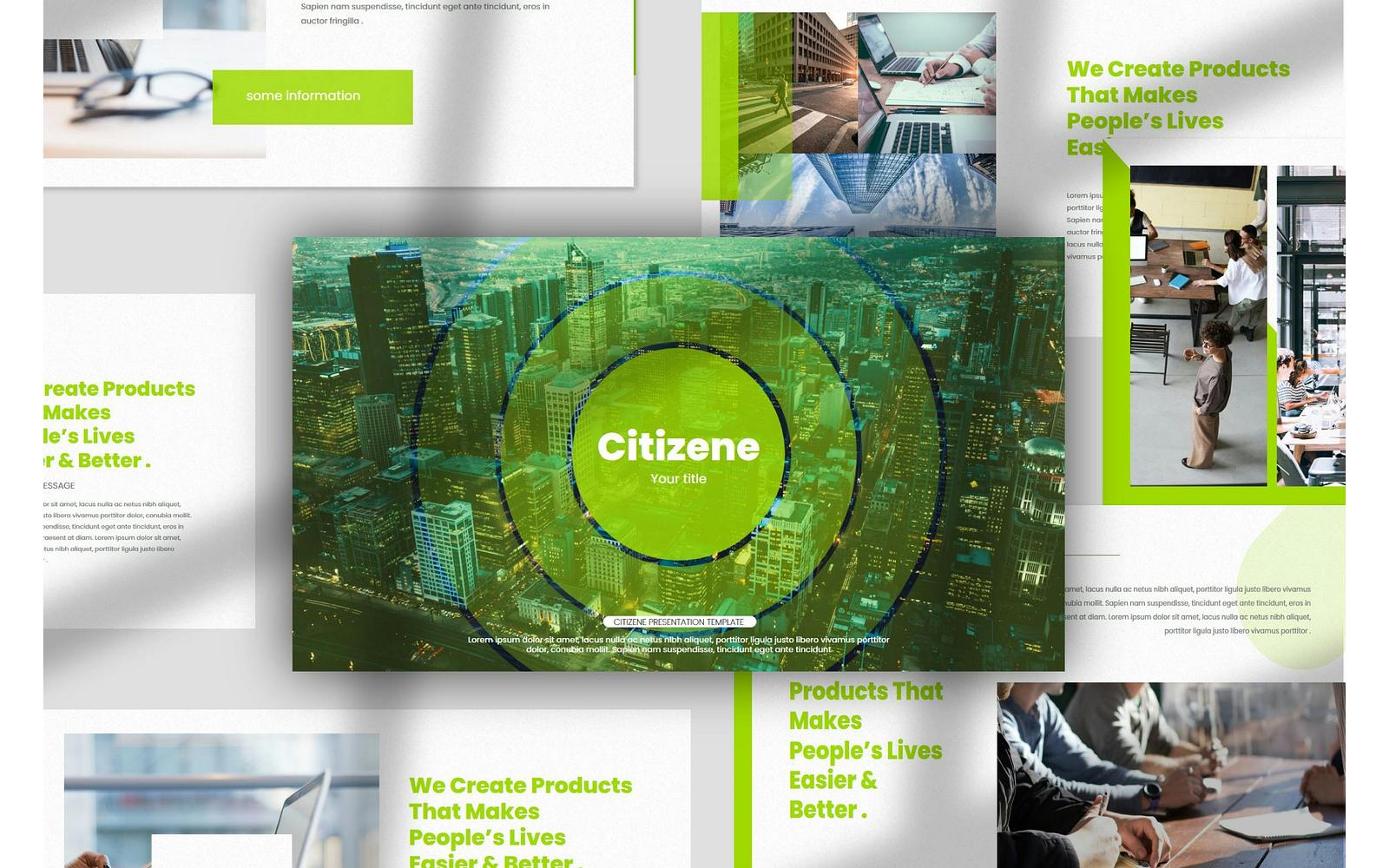 Citizene PowerPoint Presentation Templates