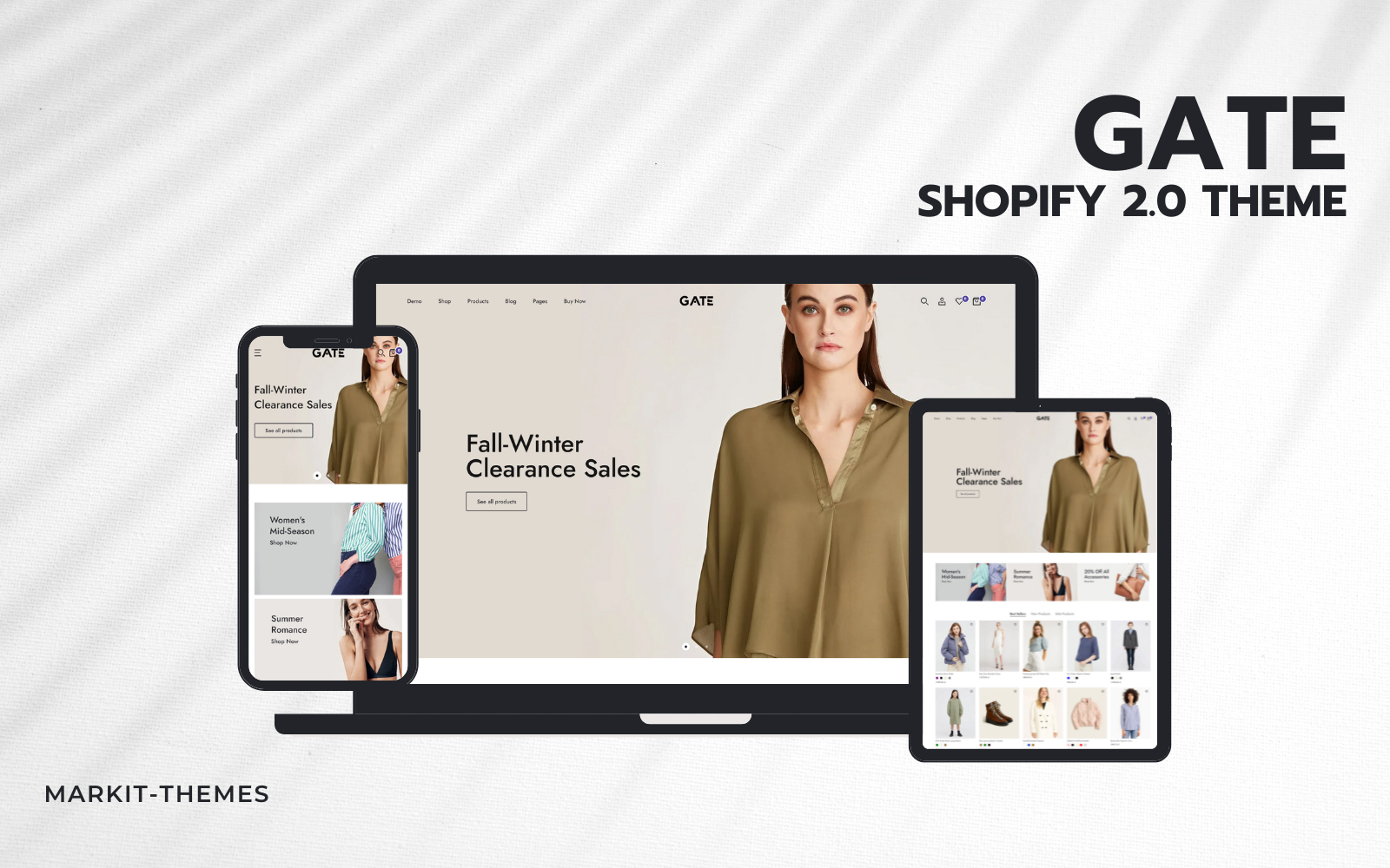 Gate - Premium Fashion Shopify 2.0 Theme