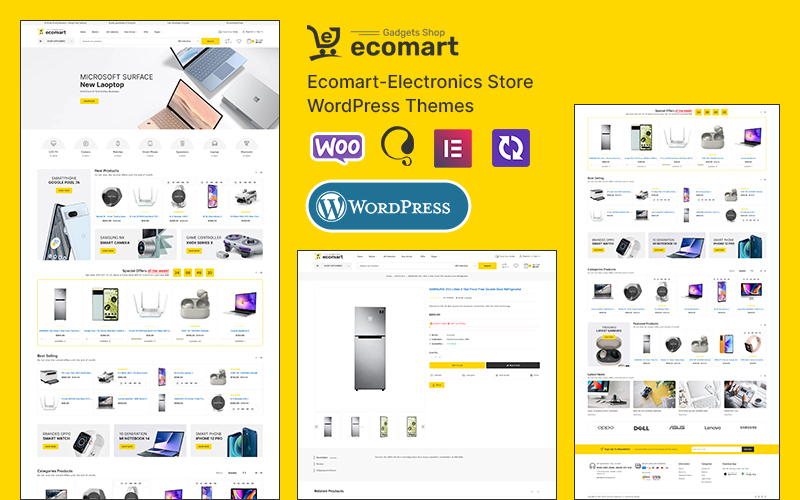 EcoMart - WooCommerce Theme specialized for Electronics & smart gadgets