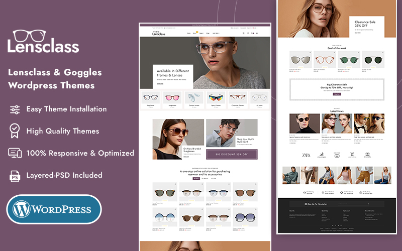 LensClass - WooCommerce Theme for Goggles, Aspects, Eyewear & Lifestyle