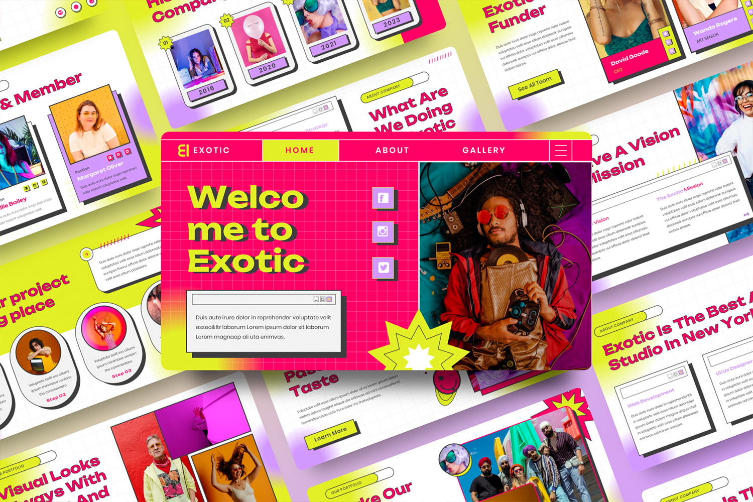 Exotic - Creative PowerPoint Template