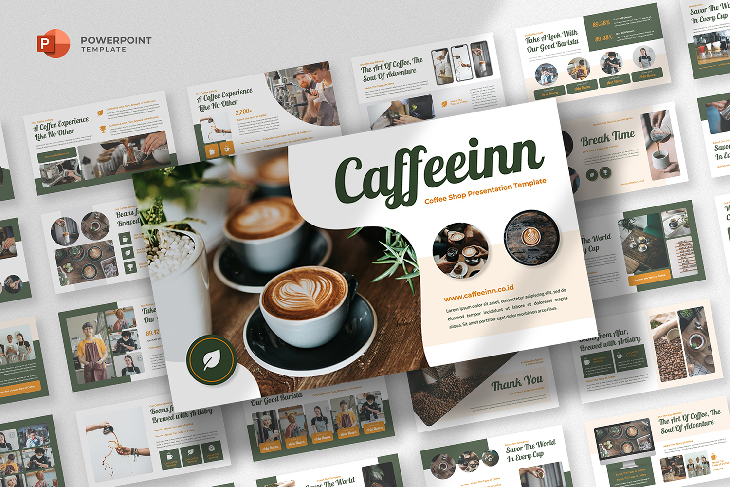 Caffeein - Coffee Business Powerpoint Template