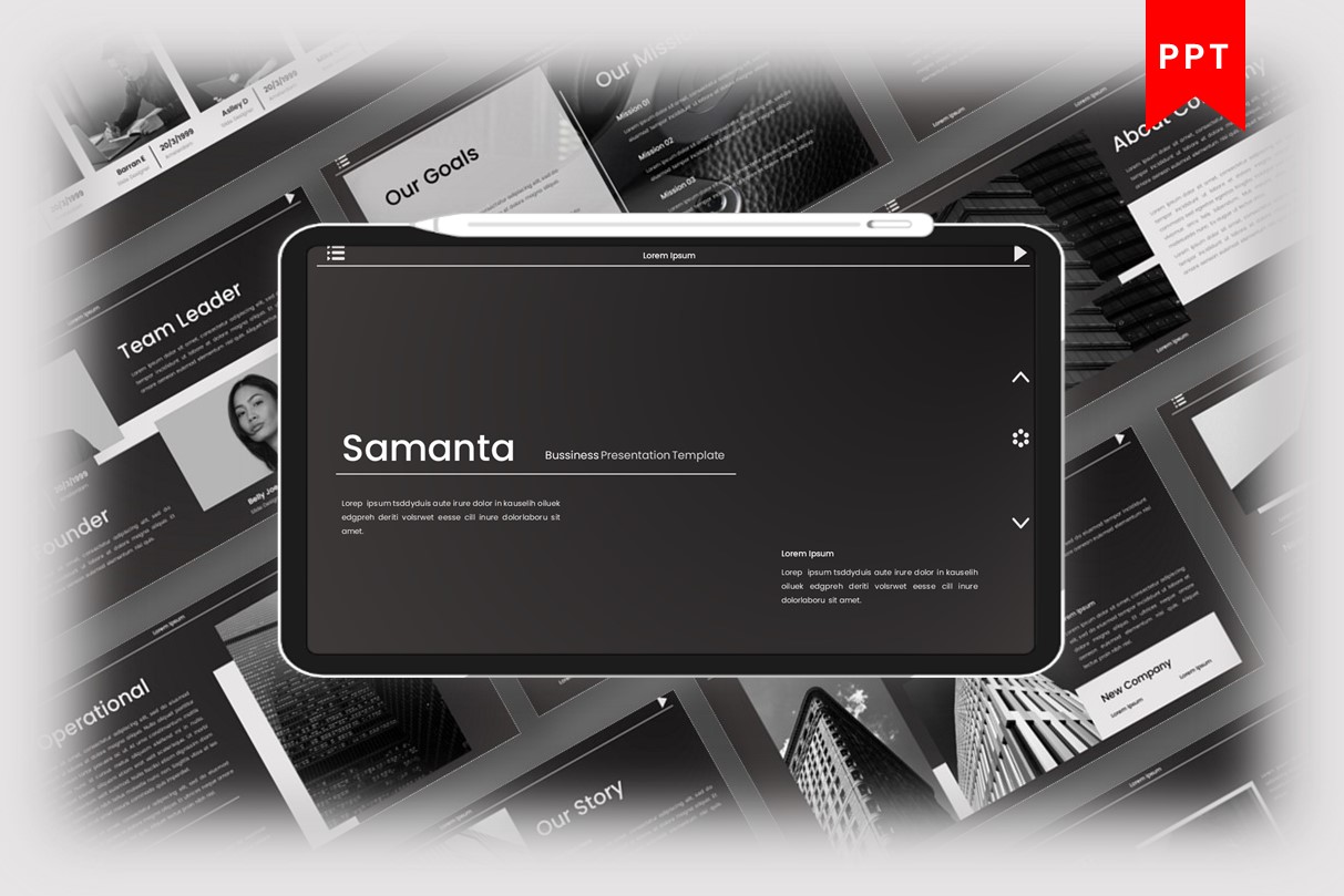 Samanta - Business PowerPoint Template