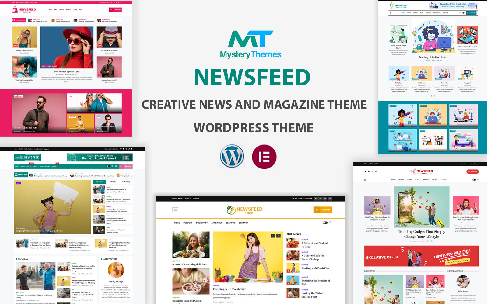 Newsfeed - Best Newspaper , Magazine, News Portal & Blog WordPress Theme