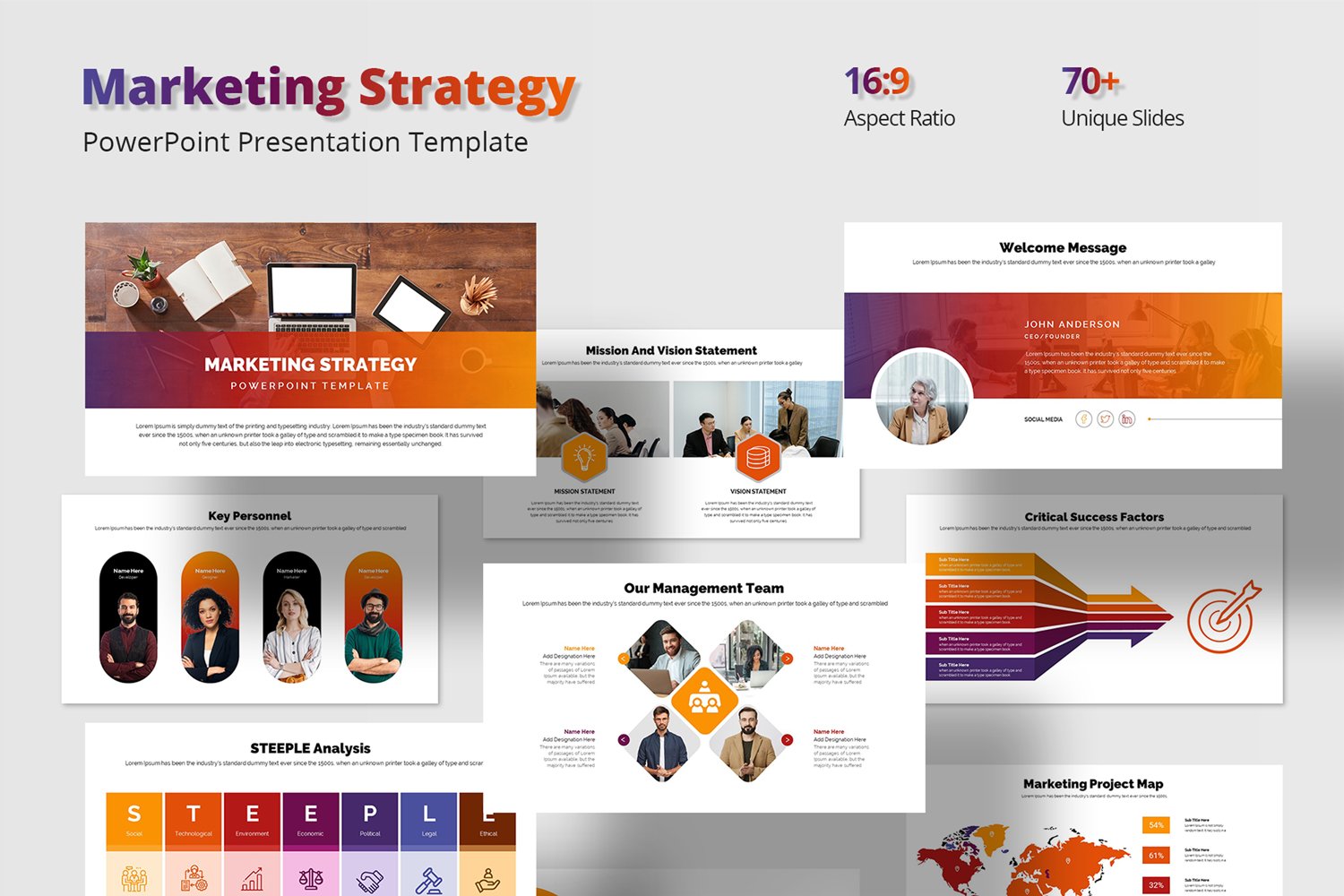 Marketing Strategy PowerPoint Presentation Template 01