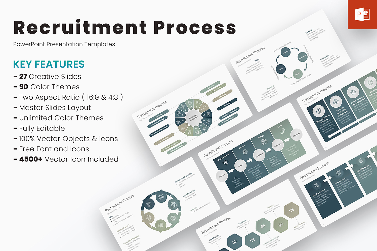 Recruitment Process PowerPoint Templates