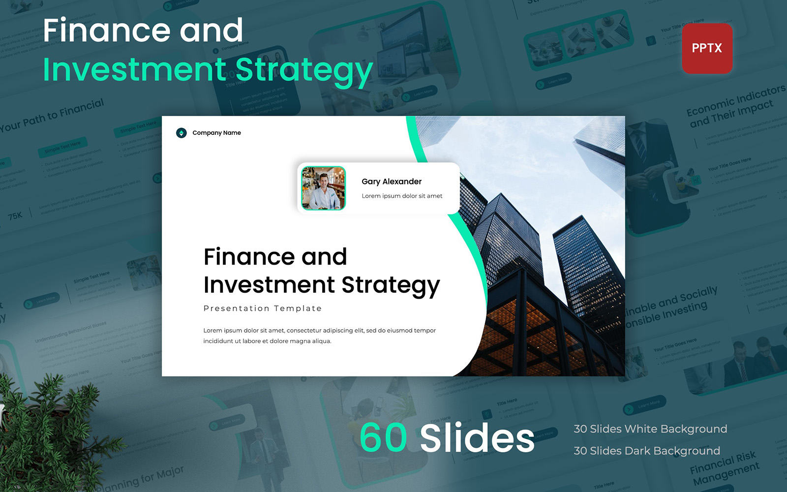 Finance and Investment Strategy PowerPoint Template