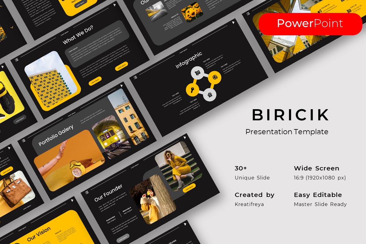 Biricik - Business PowerPoint Template