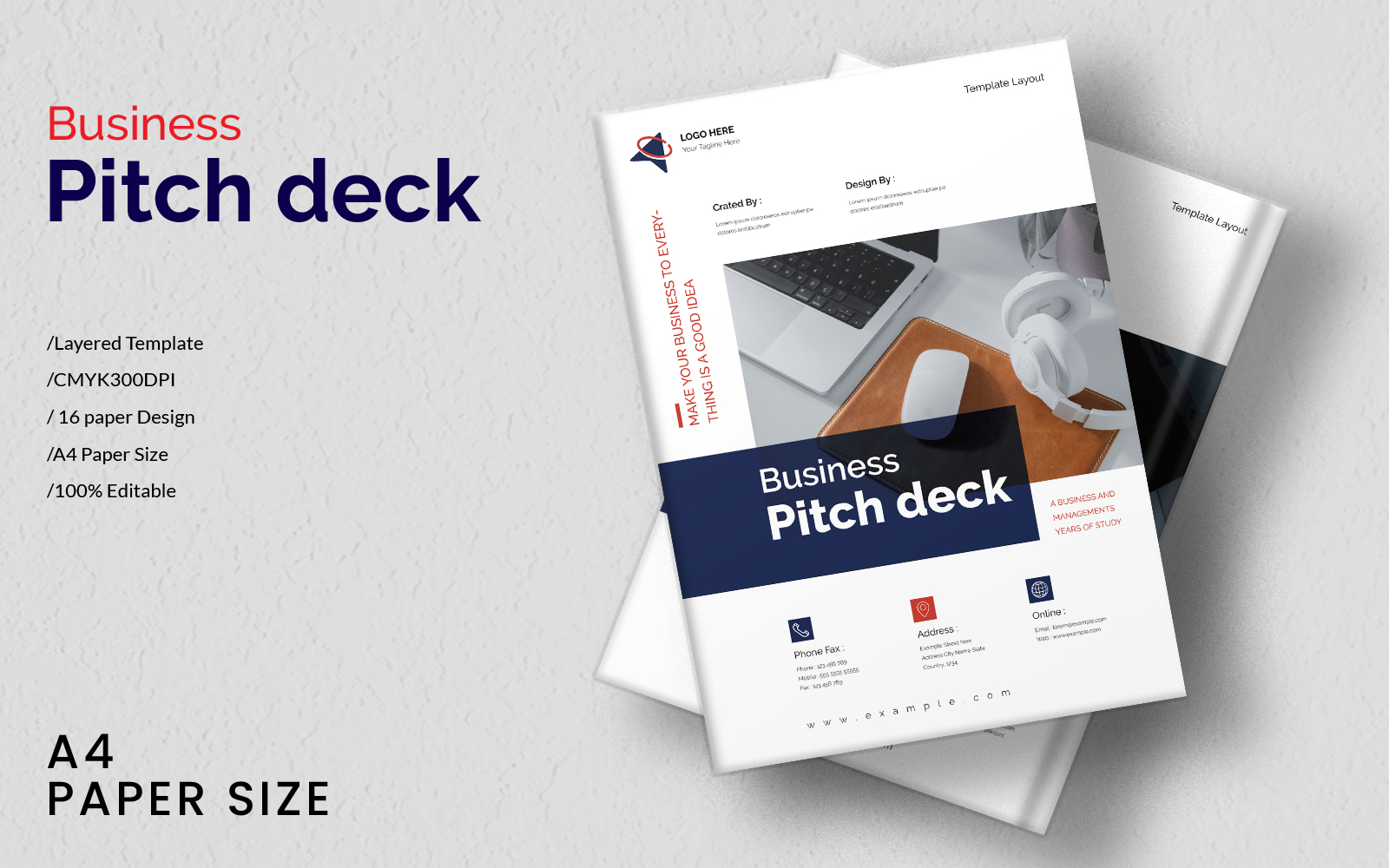 Business Pitch Deck Template